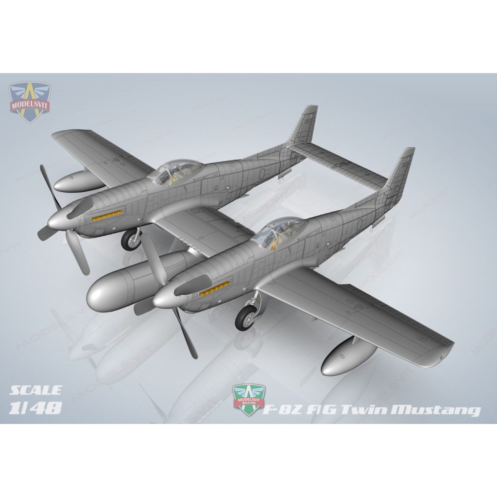 モデルズピット ツインマスタング 1/48 F-82F/G MDV4818 モデルズピット ツインマスタング 1/48 F-82F/G MDV4818